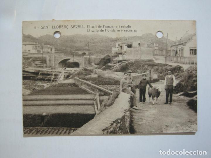 Postales: SANT LLOREN&Ccedil; SAVALL-EL SALT DE PONSFARRE I ESTUDIS-THOMAS-5-POSTAL ANTIGUA-(76.346)