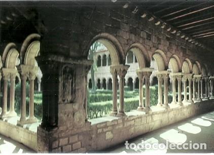 Postais: POSTAL A COLOR 13 MONASTERIO DE RIPOLL VISTA PARCIAL DEL CLAUSTRO 1965 J GUILERA