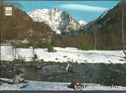 Postais: POSTAL A COLOR N&ordm; 2699 PIRINEU CATALA VALL DE CARDOS TABESCAN RIU CARDOS AL FONS BOABI 1974