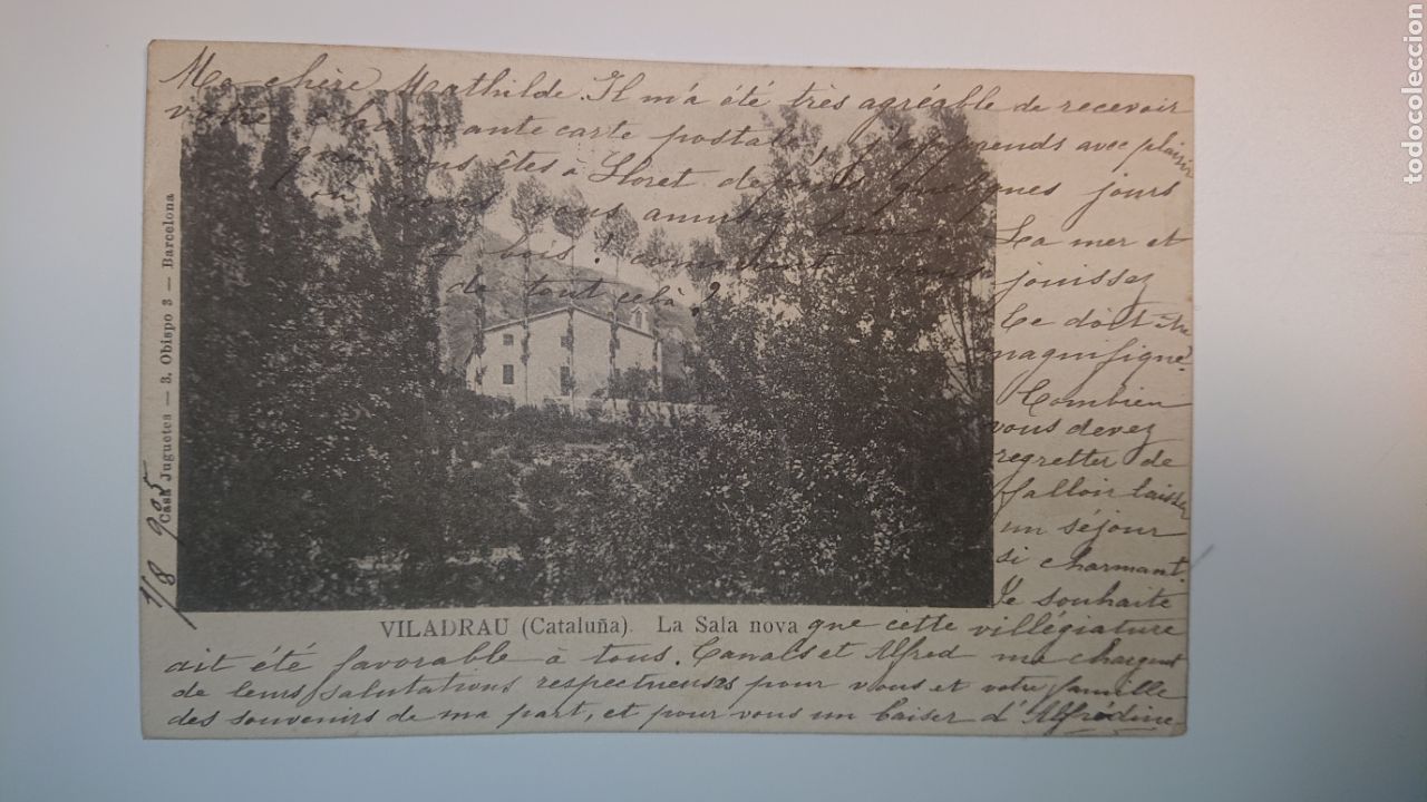 Postales: POSTAL DE VILADRAU LA SALA NOVA - Foto 1