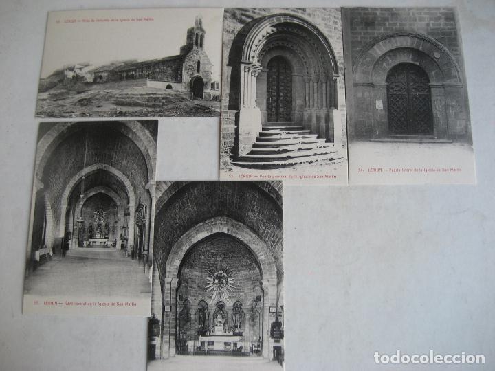 Postales: LERIDA. Iglesia de San Martin. Colleccion Urriza. 5 Postales. N&ordm; 52,53,54,55,56. Sin circular.