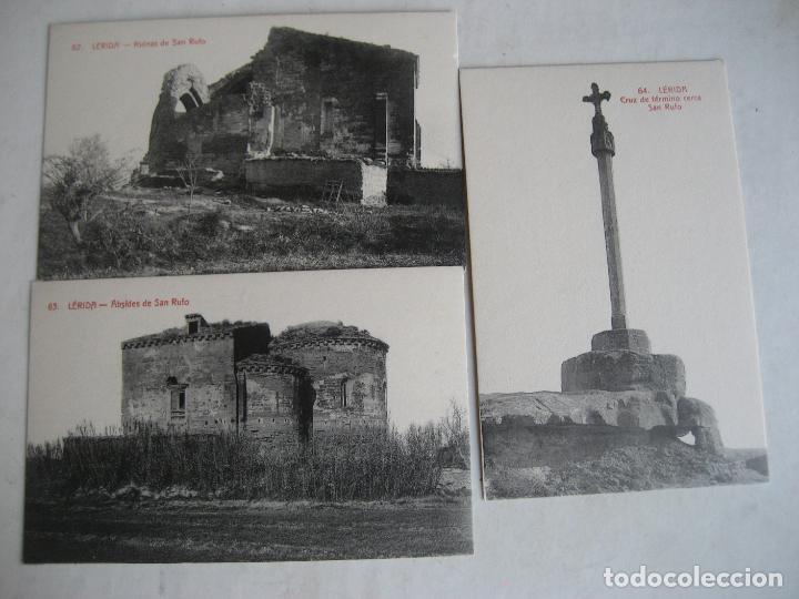 Postales: LERIDA. San Rufo. Colleccion Urriza. 3 Postales. N&ordm; 62,62,64. Sin circular.