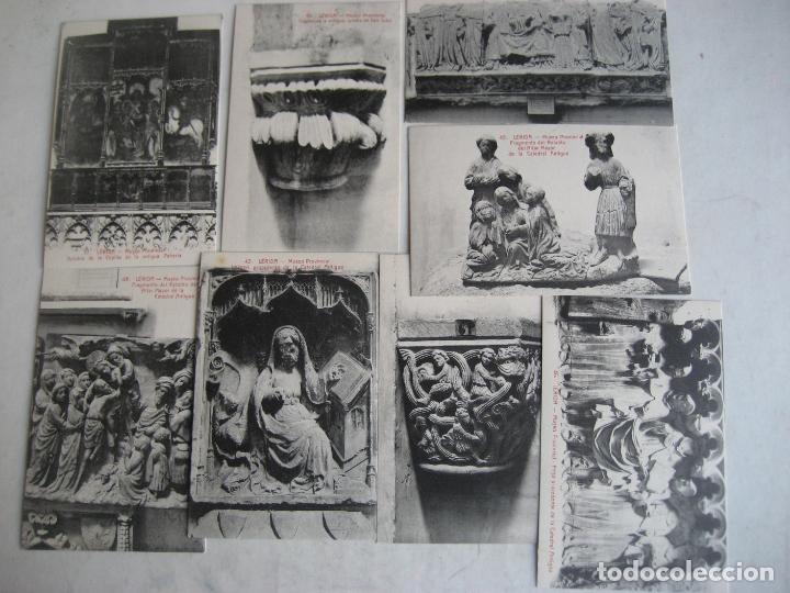 Postales: LERIDA. Museo Principal. Coleccion Urriza. 8 Postales. N&ordm; 41,42,43, 45, 46, 50,51,57. Sin circular.
