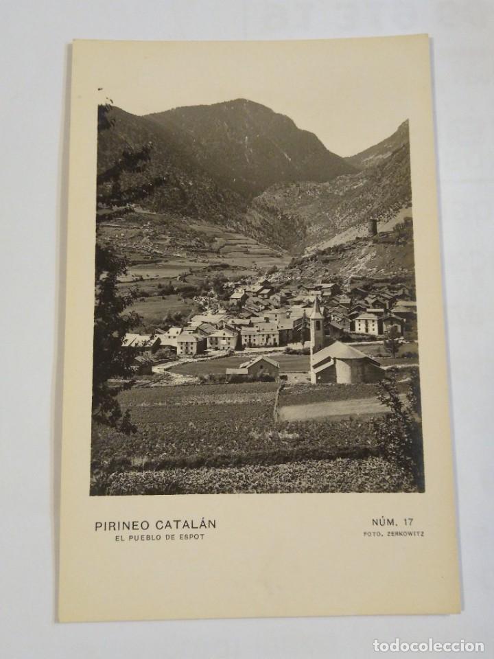 Postales: Pirineo catal&aacute;n. El pueblo de Espot. Num 17 ZERKOWITZ Sin circular.