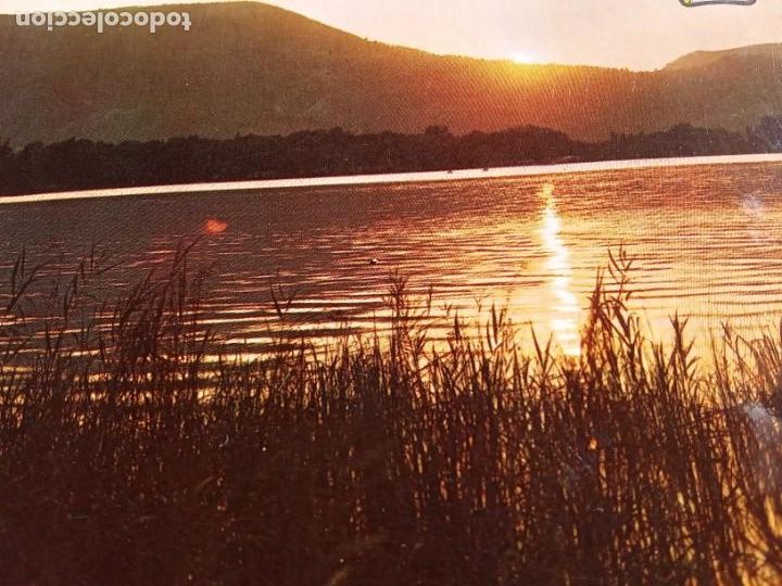 Postales: Ba&ntilde;olas.Atardecer en el lago. - Foto 2