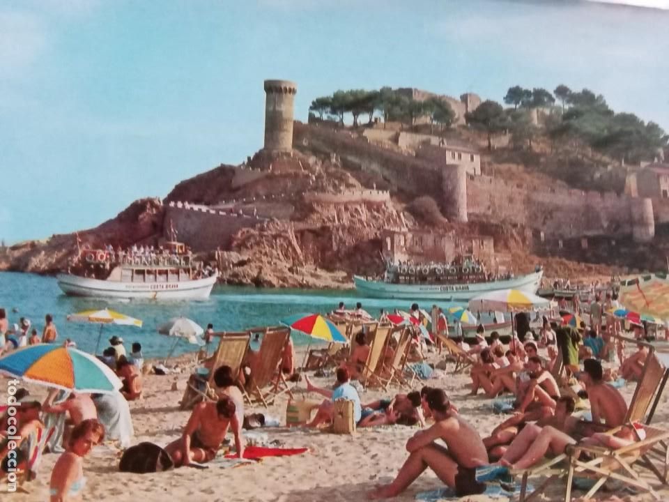 Postales: Tossa de Mar.La playa. - Foto 2
