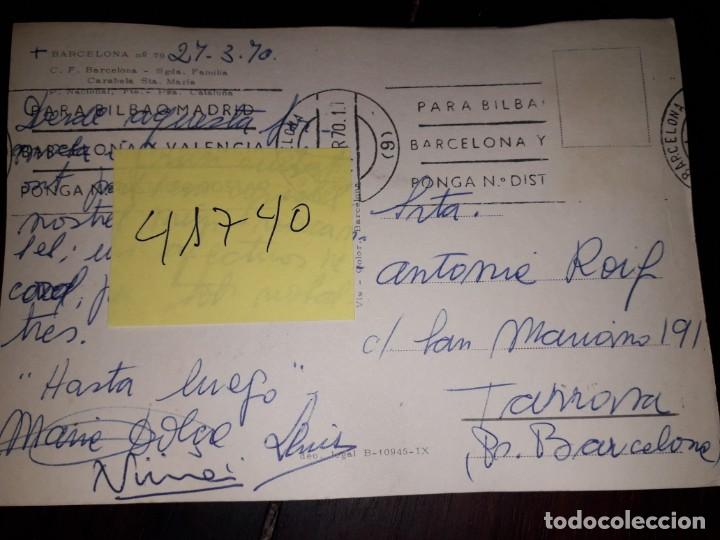 Postales: N&ordm; 41740 POSTAL BARCELONA - Foto 2