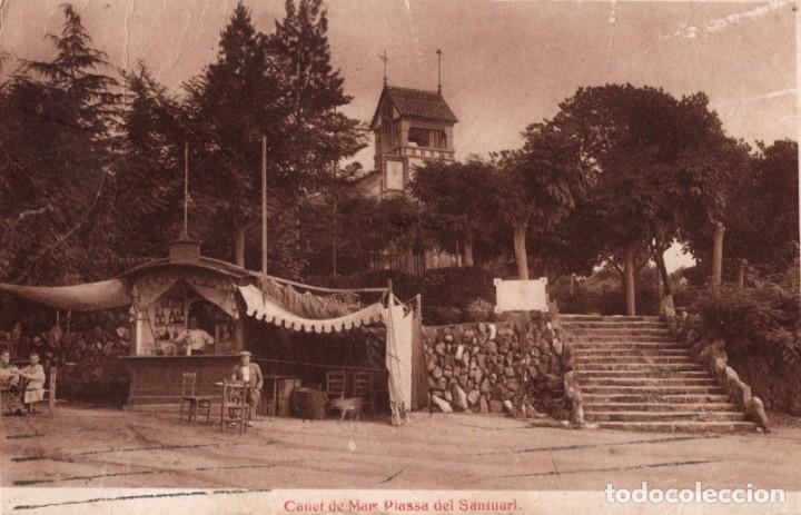 Postales: canet de mar. plassa del santuari - Foto 1