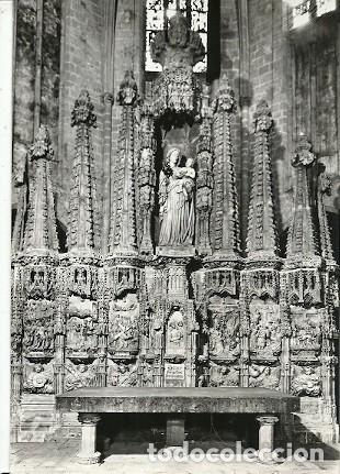 Postais: ANTIGUA POSTAL 13 CASTELLO DE AMPURIAS RETABLO DEL ALTAR MAYOR FOTO MELI