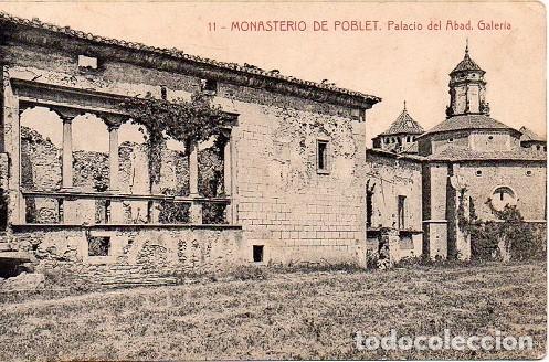 Postales: Monasterio de Poblet - 11 Palacio del Abad - Galer&iacute;a
