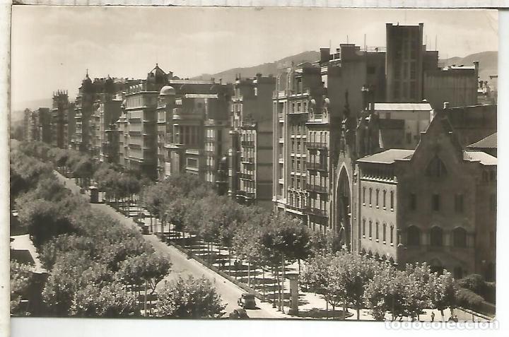 Postales: BARCELONA AVENIDA GENERALISIMO ESCRITA - Foto 1