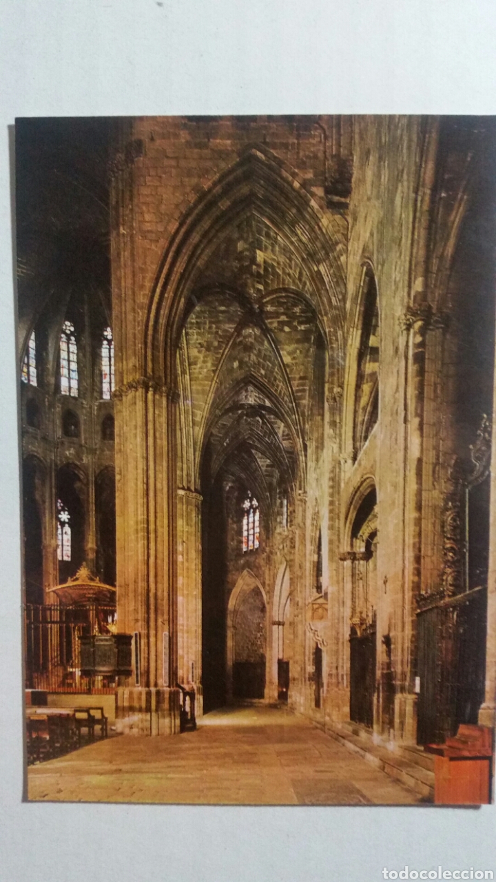 Postales: Gerona postal Catedral sin circular - Foto 1