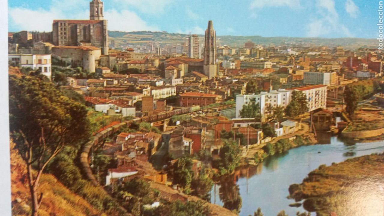 Postales: Gerona postal sin circular - Foto 1