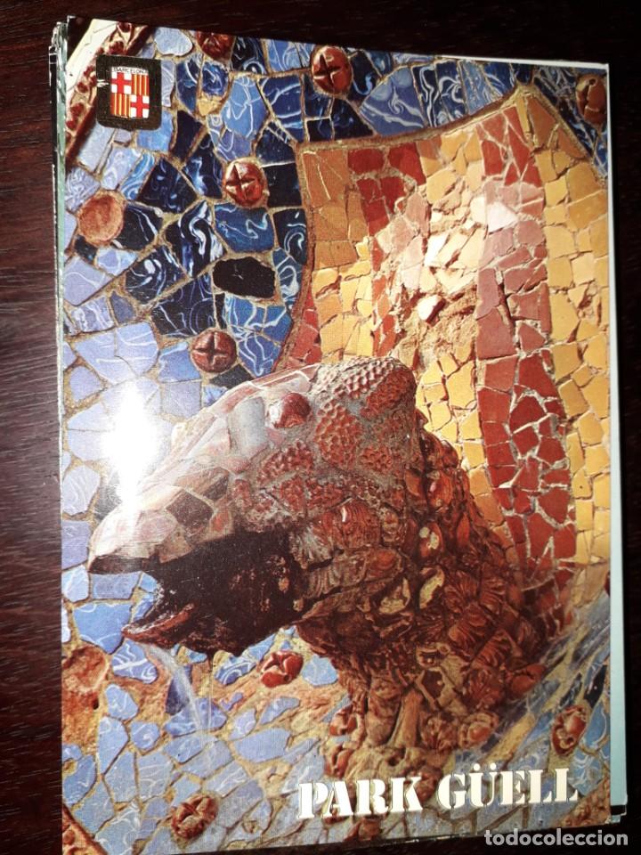 Postales: N&ordm; 3821 POSTAL OBRAS DE GAUDI PARQUE G&Uuml;ELL