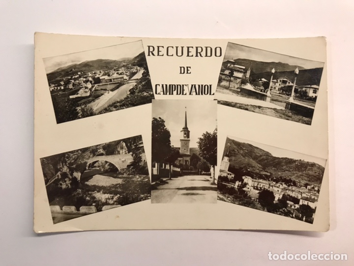 Postales: CAMPDEVANOL (Gerona) Postal: Recuerdo de Campdevanol, Comercial PRAT(a.1962) dedicada.. - Foto 1