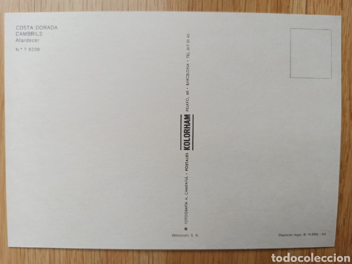 Postales: Postal Cambrils - Foto 2