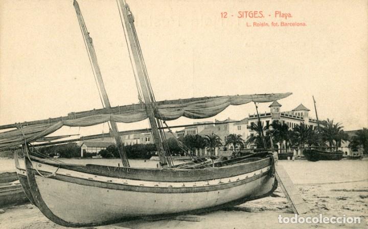 Postales: a04867 Sitges Playa Roisin N&ordm;12 - Foto 1