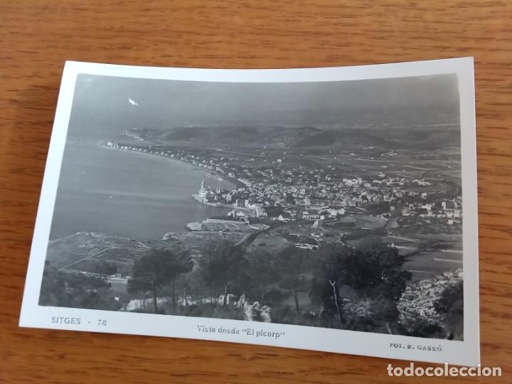 Postales: Sitges.Vista desde El Picorp. - Foto 1