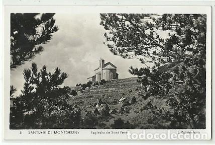 Postales: ANTIGUA POSTAL 5 SANTUARI DE MONTGRONY ESGLESIA DE SANT PERE L ROISIN