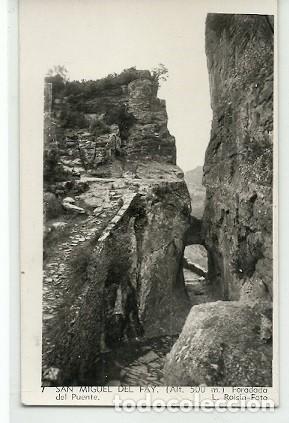 Postales: ANTIGUA POSTAL 7 SAN MIGUEL DEL FAY FORADADA DEL PUENTE L ROISIN