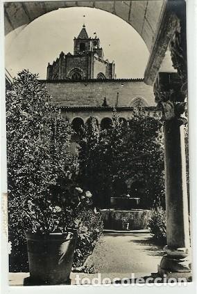 Postales: ANTIGUA POSTAL 43 SAN CUGAT DEL VALLES CLAUSTRO DEL MONASTERIO FOTO CABANAS