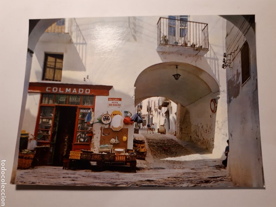 Postales: CADAQU&Eacute;S. CARRER DEL CALL. POSTAL A&Ntilde;OS 80 - Foto 1