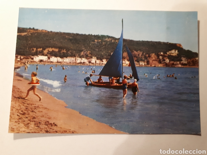 Postales: LESTARTIT. LA PLAYA. POSTAL A&Ntilde;OS 70 - Foto 1