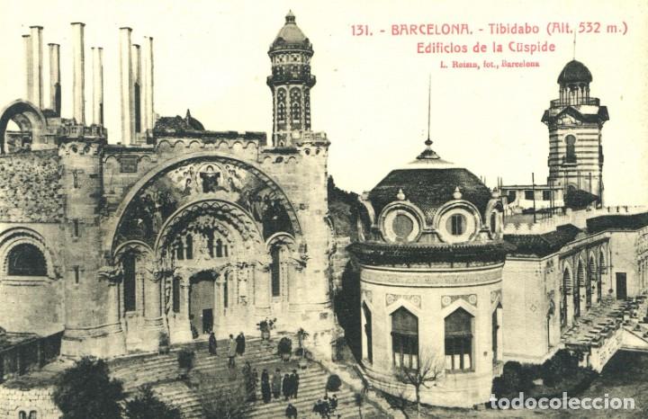 Postales: a05643 Barcelona Tibidabo Edificios De La Cuspide Roisin N&ordm;131 - Foto 1