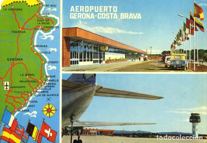 Cartes Postales: m00874 Aeropuerto Gerona Costa Brava 1967 Efa N&ordm;505 sc