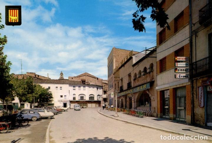 Cartes Postales: m000117 5581 Borges Blanques Plaza Del Terrall 1970 Escudo De Oro N&ordm;5581 coches