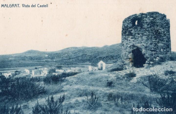 Postales: malgrat. vista del castell. thomas - Foto 1