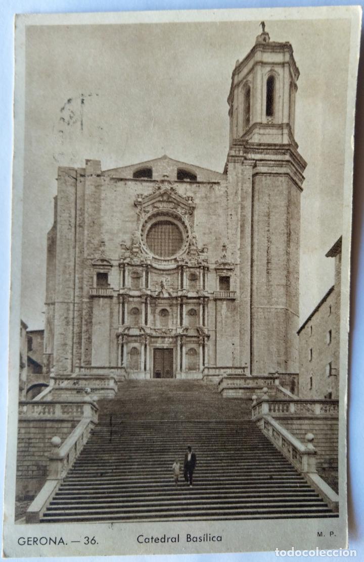 Postales: GERONA CATEDRAL BASILICA - Foto 1