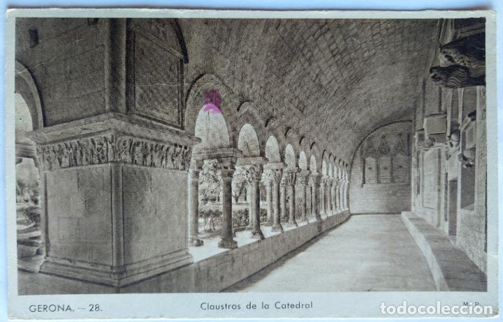 Postales: GERONA CLAUSTRO DE LA CATEDRAL - Foto 1