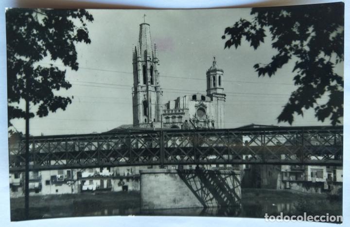 Postales: GERONA LINEA DE FERROCARRIL A FRANCIA - Foto 1
