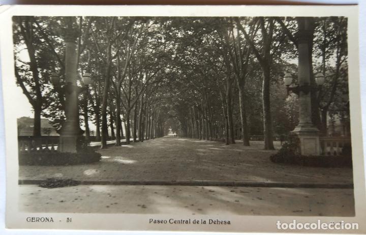 Postales: GERONA PASEO CENTRAL DE LA DEHESA - Foto 1