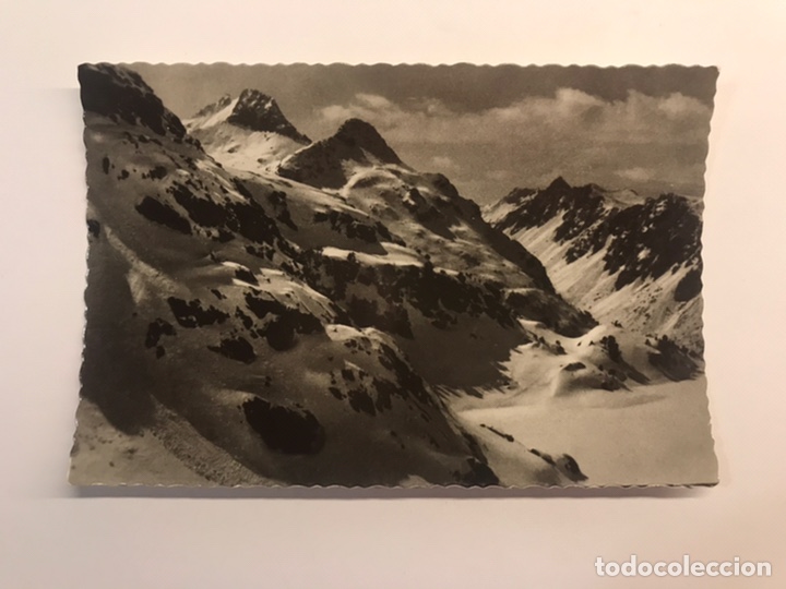 Postales: VALLE DE ARAN (Lerida) Postal No.42, Tuc de L&rsquo;Estany y Valle de Rius, Edita Junta Provincial ...