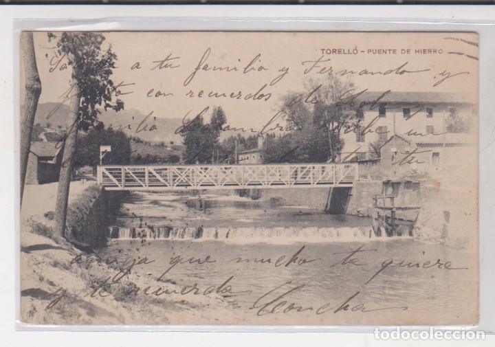 Cartoline: POSTAL TORELLO PUENTE DE HIERRO J. MADIROLAS