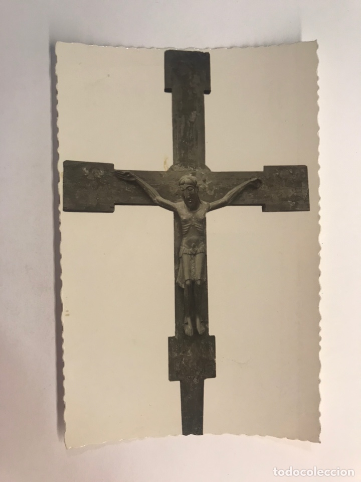 Postales: VALLE DE ARAN (Lerida) Postal No.412, Cristo de Salardu. Talla del Siglo XII,
