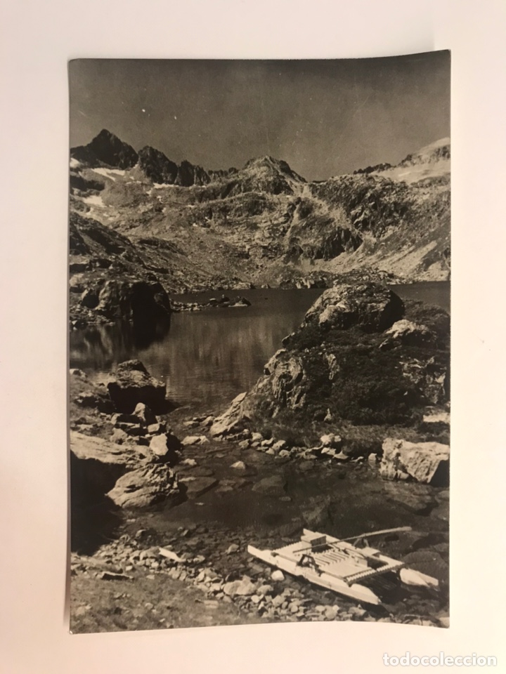 Postales: VALLE DE ARAN (Lerida) Postal serie I, No.1556., Lago de Mar., Edic. Campa&ntilde;a y Puig.,