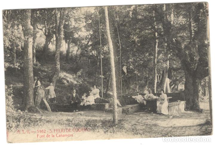 Postkarten: S.FELIU DE CODINAS. FONT DE LA CANAMERA. A.T.V. 3462