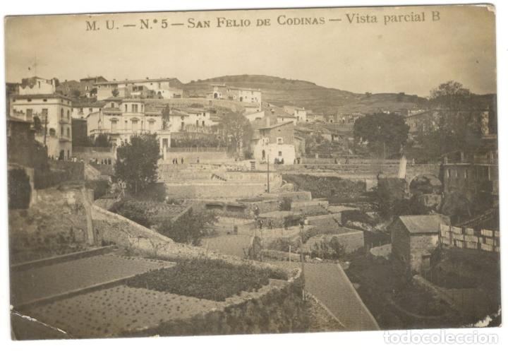 Postcards: POSTAL FOTOGRAFICA. SAN FELIU DE CODINAS. VISTA PARCIAL B, N&ordm; 5 M.U.
