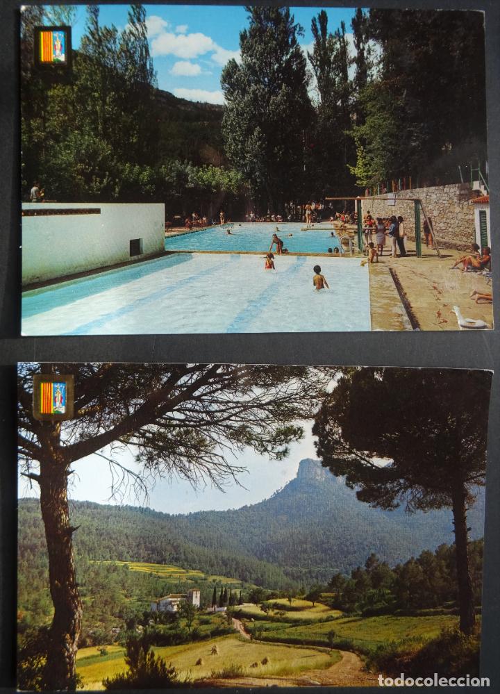 Postales: Aiguafreda, 2 postales circuladas de los a&ntilde;os 1970 y 1971