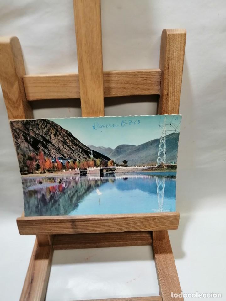 Postales: POSTAL PIRINEOS DE LERIDA LA GUINGUETA Y SU LAGO CIRCULADA