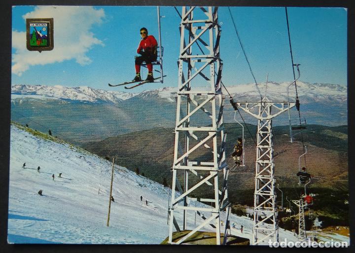 Postales: La Molina, Telesqui Costa Rasa, antigua postal sin circular Escudo de Oro numero 1347