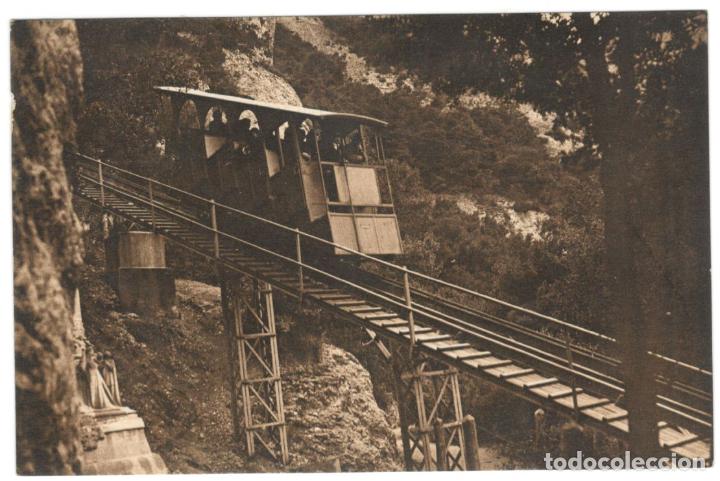 Cartoline: MONTSERRAT: FUNICULAR DE SAN JUAN N&ordm;8 L.ROIS&Iacute;N sin circular.