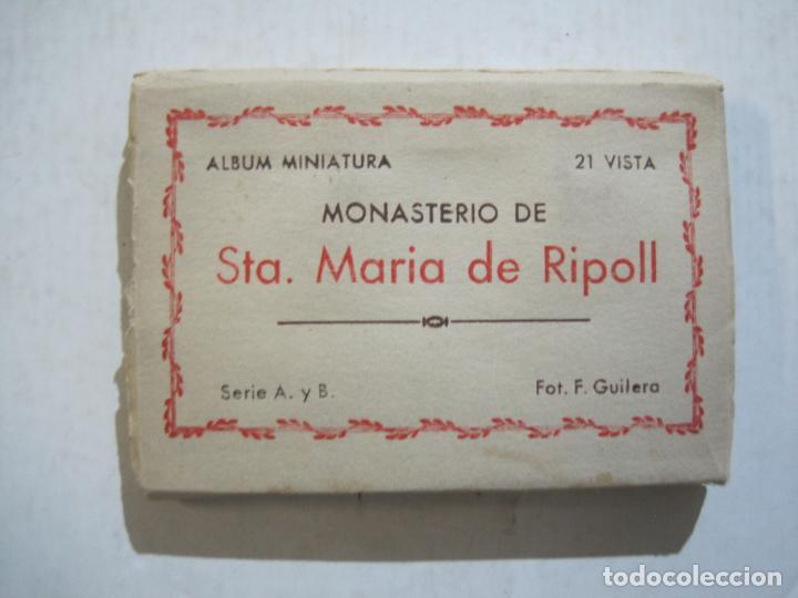 Postais: SANTA MARIA DE RIPOLL-MINI ALBUM BLOC CON 21 VISTAS FOTOGRAFICAS-GRAFICAS GUILERA-VER FOTOS-(76.727)