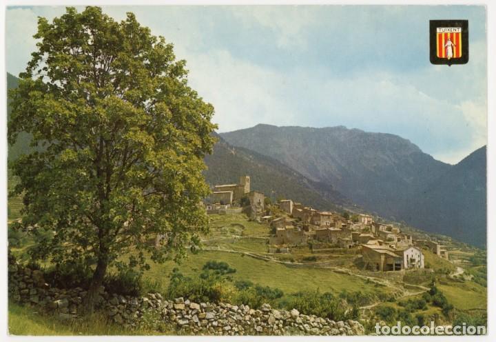 Cartoline: m00144 4142 tuixent vista parcial sierra del vert al fondo 1968 escudo de oro n&ordm;4142 circulada
