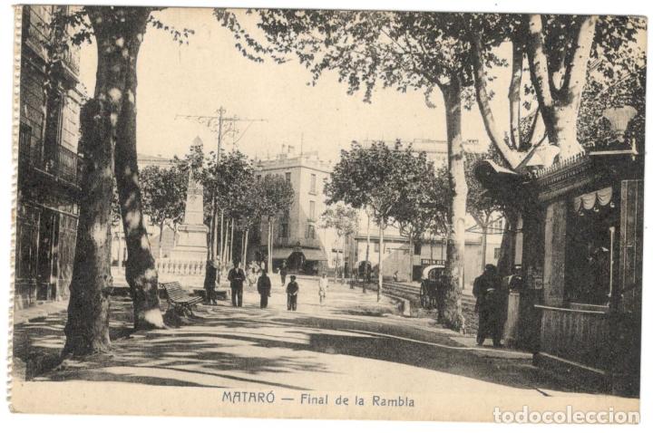Postales: MATAR&Oacute;: FINAL DE LA RAMBLA. postales mauri. - Foto 1