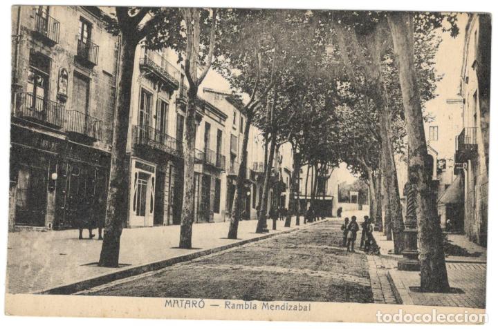Postales: MATAR&Oacute;. RAMBLA MENDIZABAL. postales mauri. - Foto 1