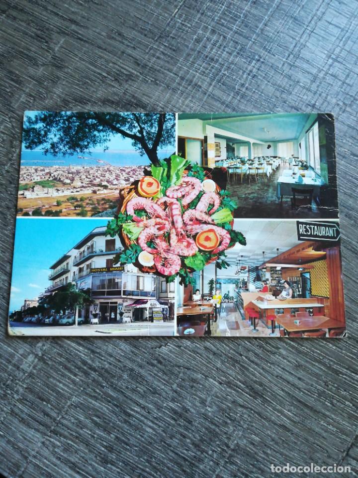 Postales: Postal San Carlos de la rapita hostal restaurante miami